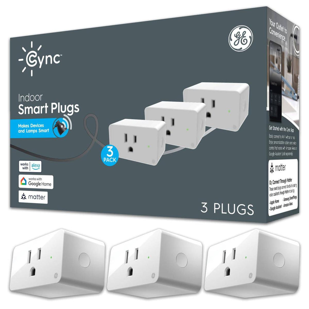 GE CYNC Smart Plug: Wi-Fi & Bluetooth Outlet Socket - DOKUTRONIX