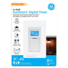 GE SunSmart In-Wall Timer, Programmable Light/Fan Switch 32787