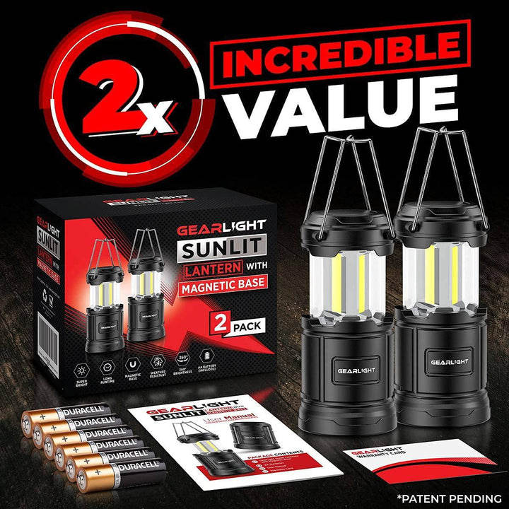 GearLight Pro Lantern: Portable LED for Emergencies - DOKUTRONIX