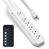 Geeni Smart Surge Protector, 6-Outlet Wi-Fi Power Strip, 3ft Cord