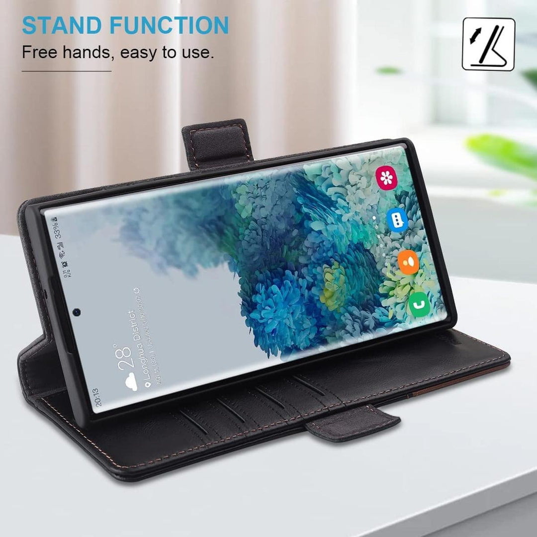 Secure Galaxy S23 Wallet Case - RFID Leather - DOKUTRONIX