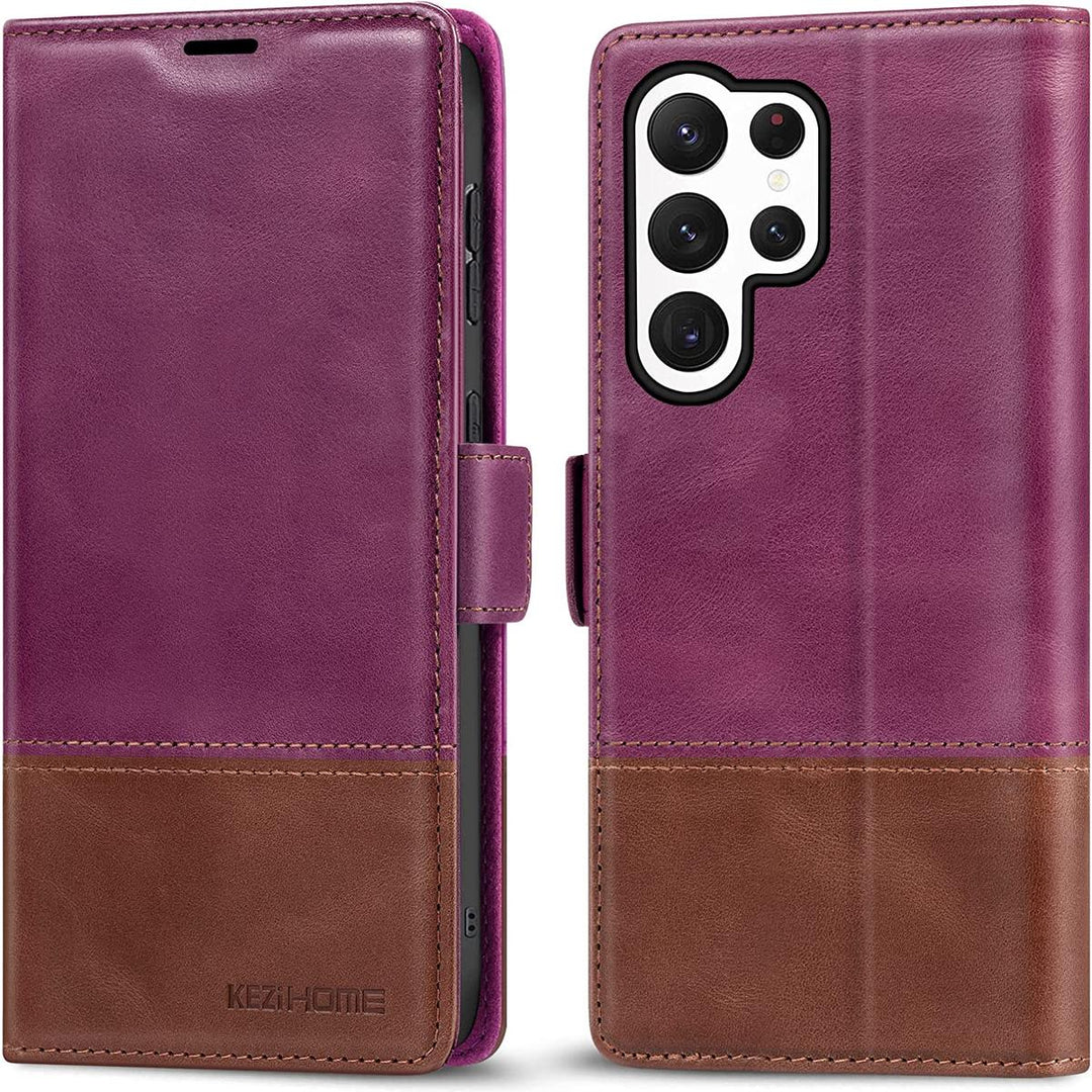 Secure Galaxy S23 Wallet Case - RFID Leather - DOKUTRONIX