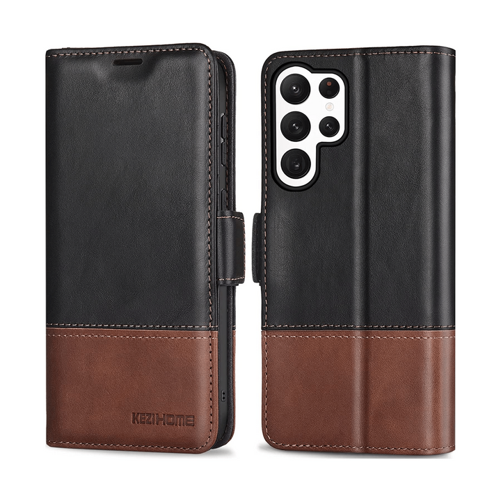 Secure Galaxy S23 Wallet Case - RFID Leather - DOKUTRONIX
