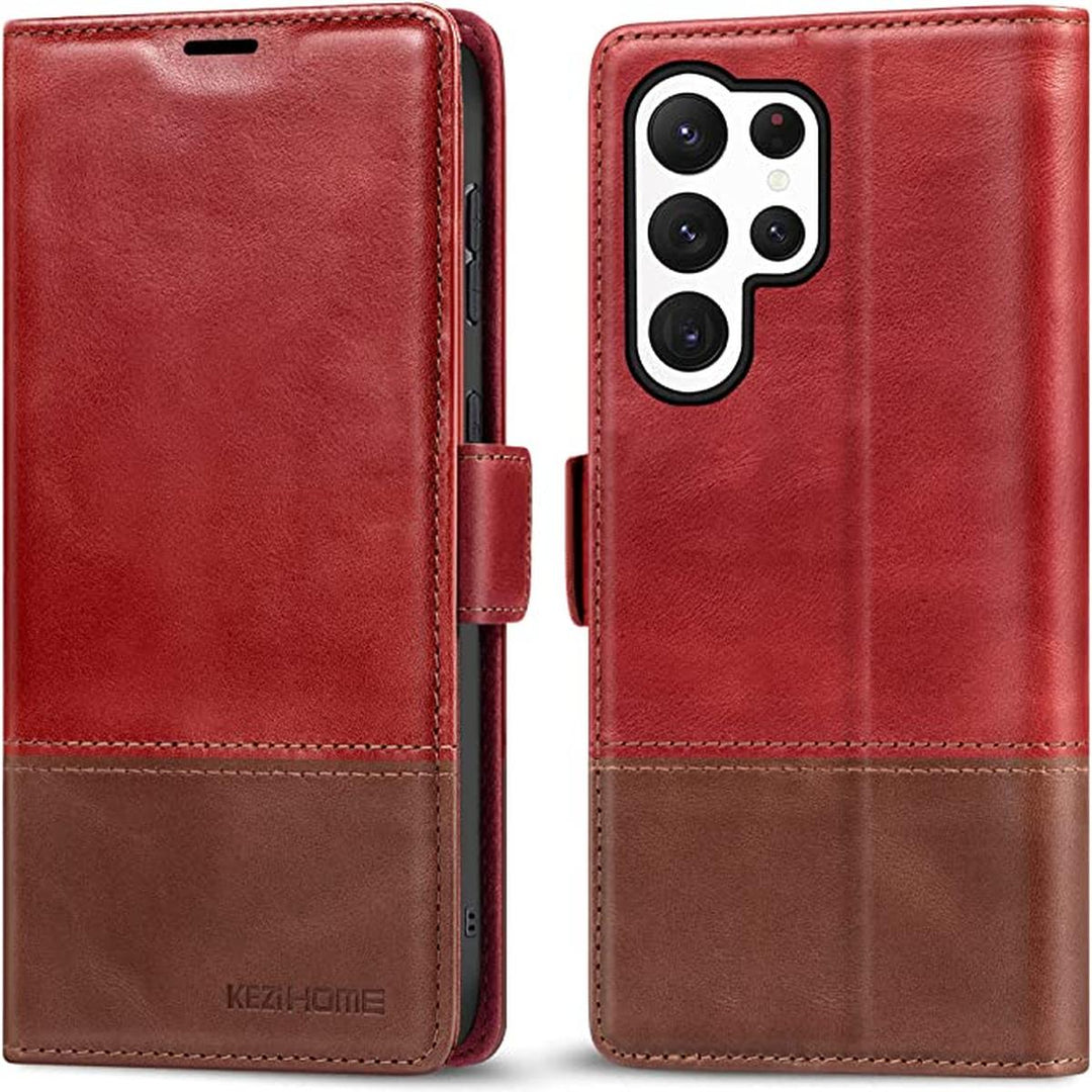 Secure Galaxy S23 Wallet Case - RFID Leather - DOKUTRONIX