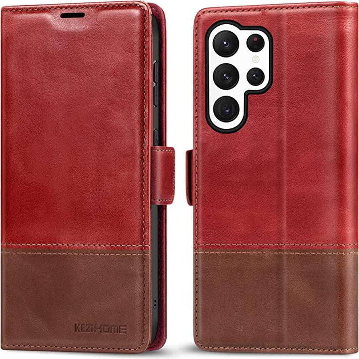 Secure Galaxy S23 Wallet Case - RFID Leather - DOKUTRONIX