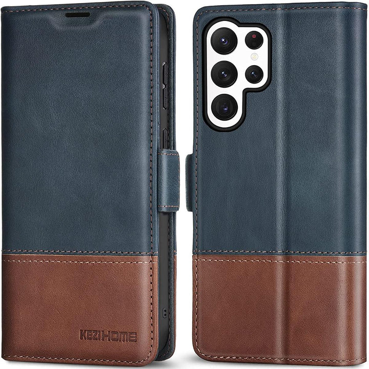 Secure Galaxy S23 Wallet Case - RFID Leather - DOKUTRONIX