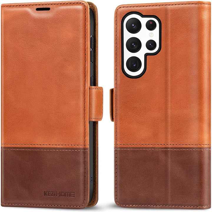 Secure Galaxy S23 Wallet Case - RFID Leather - DOKUTRONIX