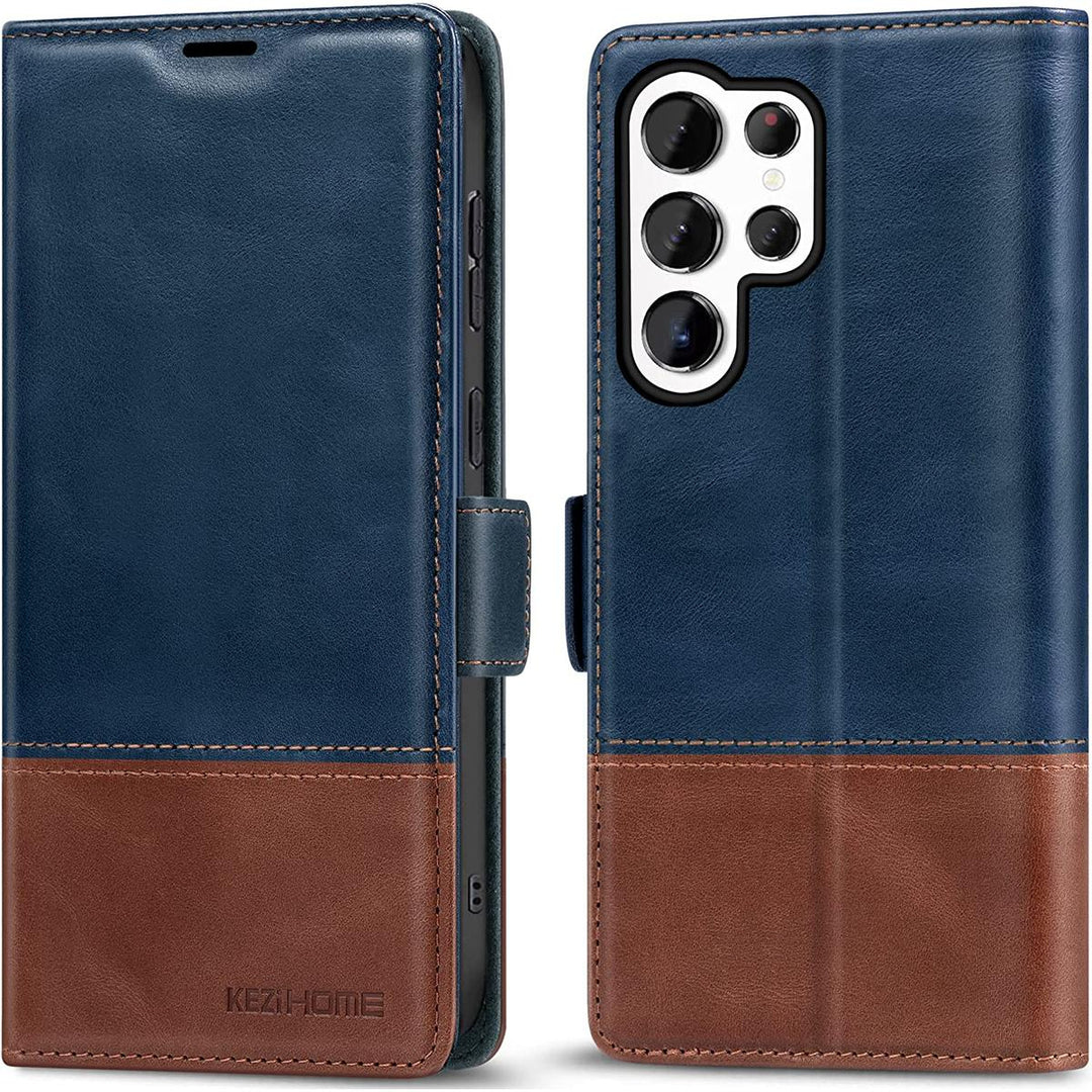 Secure Galaxy S23 Wallet Case - RFID Leather - DOKUTRONIX