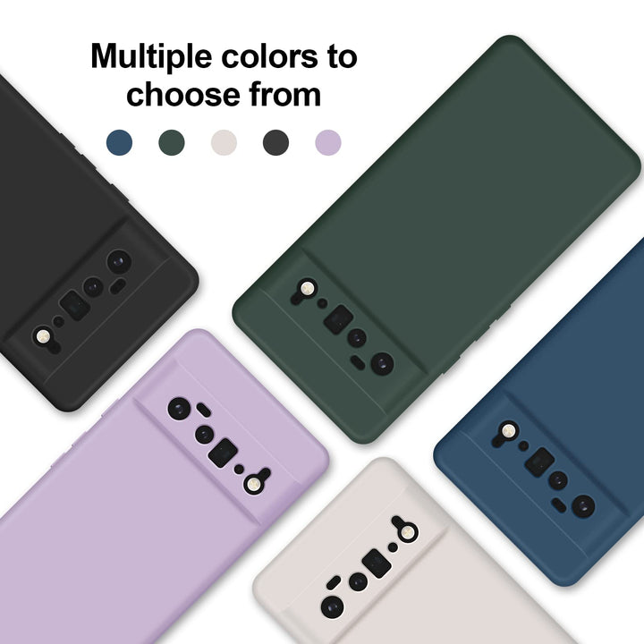 GiiYoon Silky Green Case for Google Pixel 6 Pro - DOKUTRONIX