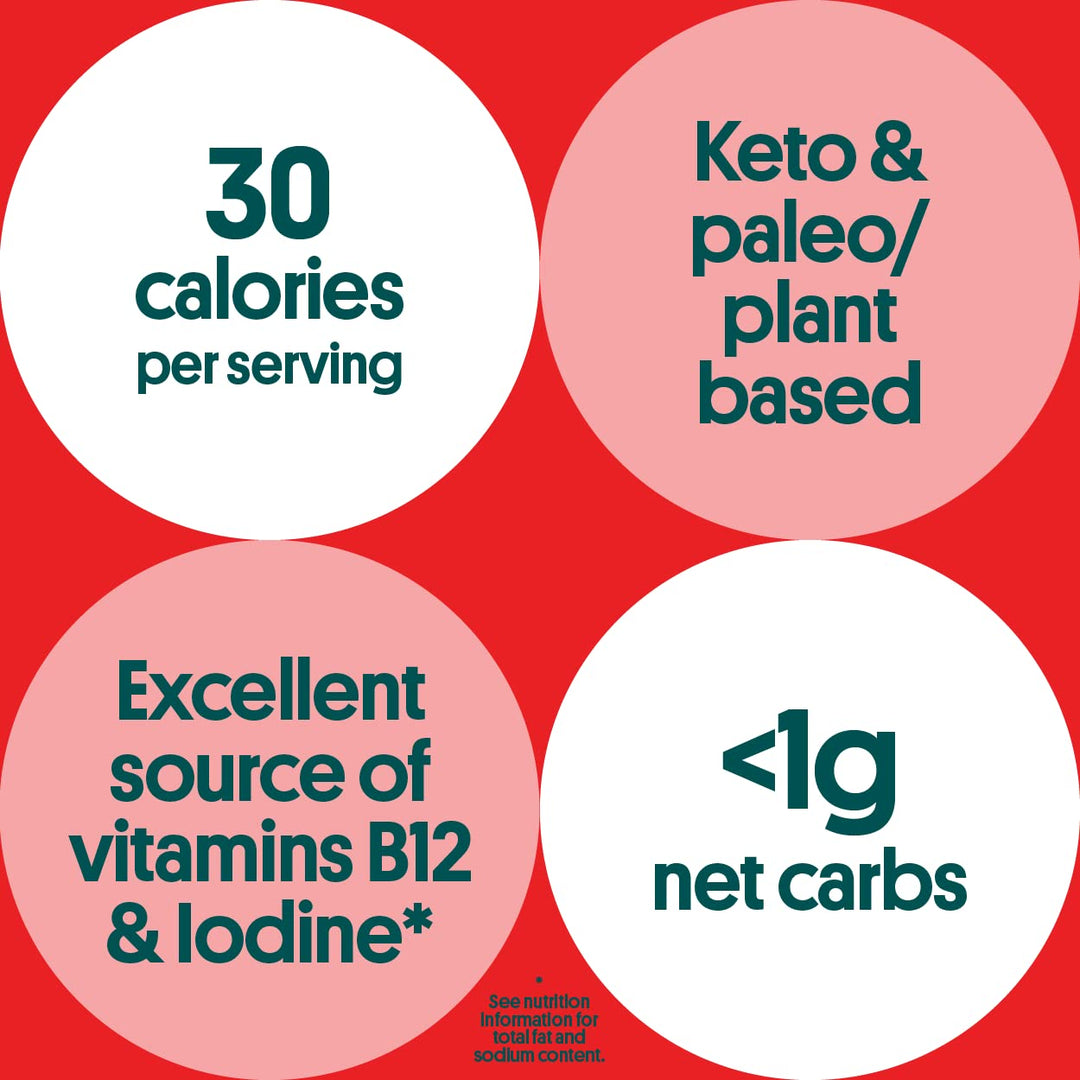 SeaSalt Seaweed Snacks - Iodine & Omega 3 Boost - DOKUTRONIX