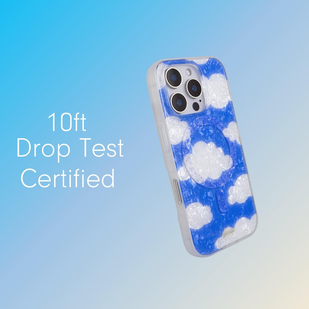 Glitter Clouds Pro Case for iPhone 16 - DOKUTRONIX