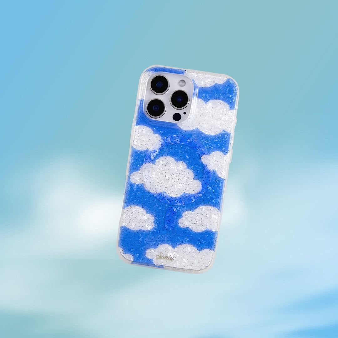 Glitter Clouds Pro Case for iPhone 16 - DOKUTRONIX