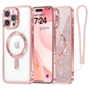 GlitterGuard Rose Gold iPhone 16 Pro Max Case