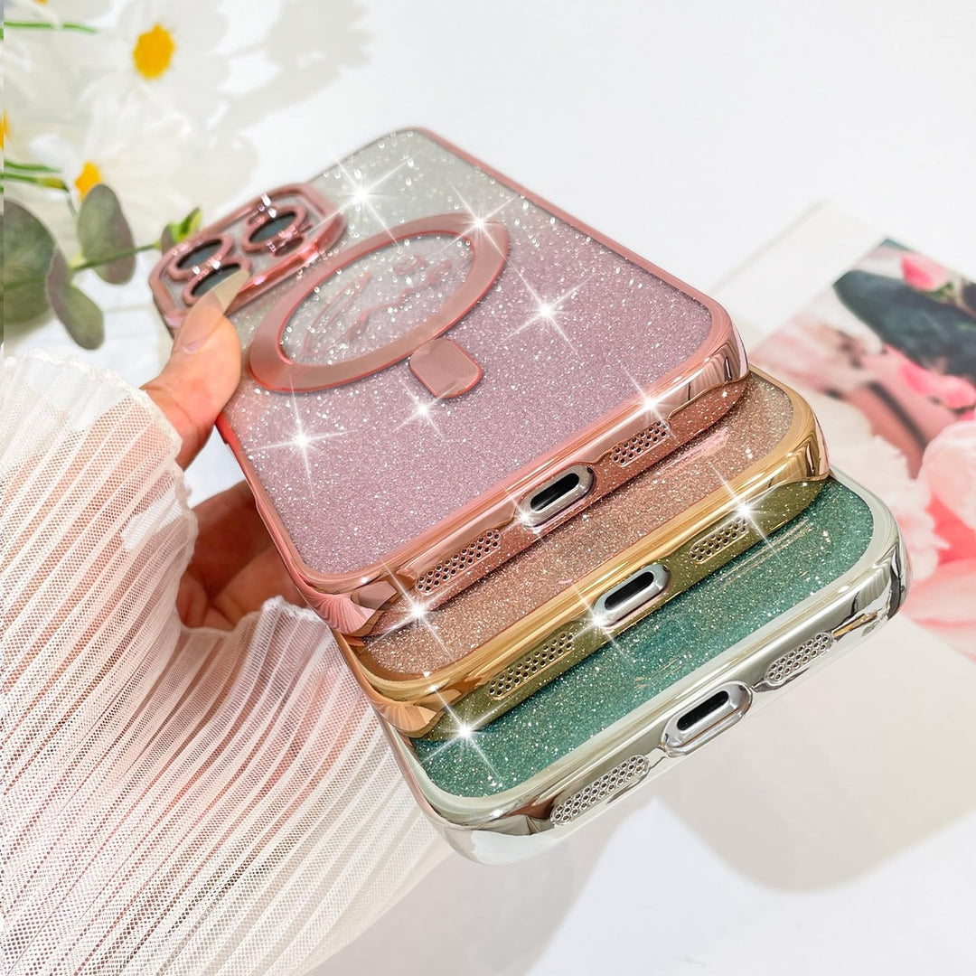 GlitterHeart MagSafe for iPhone 16 Pro - DOKUTRONIX