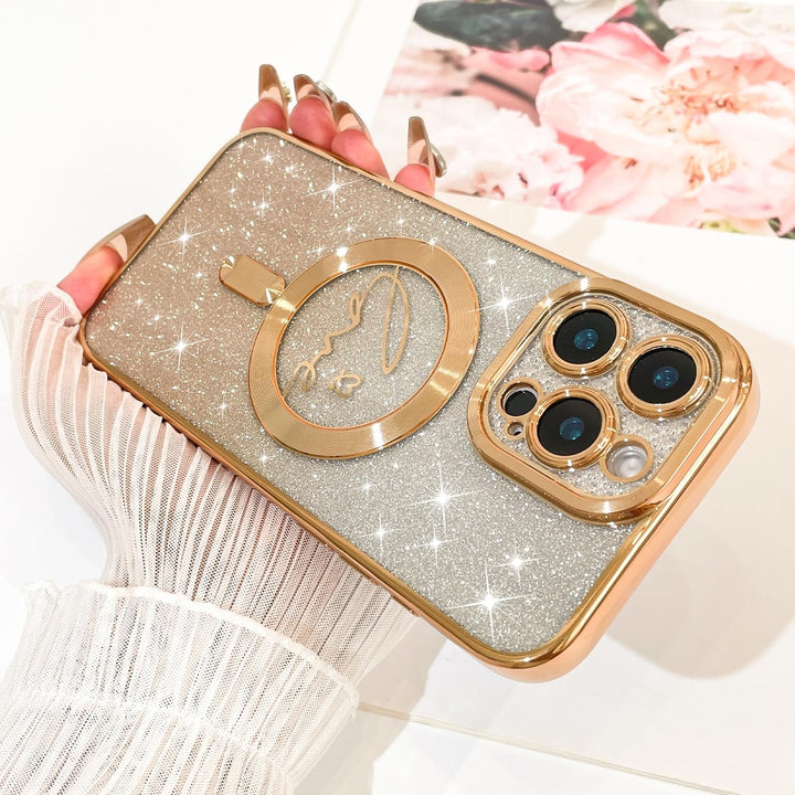 GlitterHeart MagSafe for iPhone 16 Pro - DOKUTRONIX