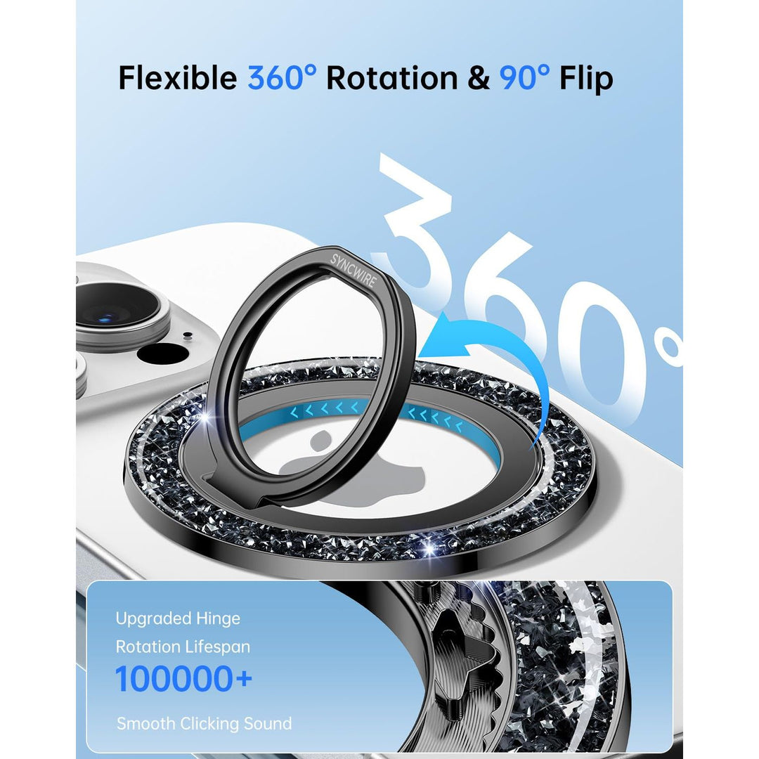 GlitterSYNC Magnet Grip - Black - DOKUTRONIX