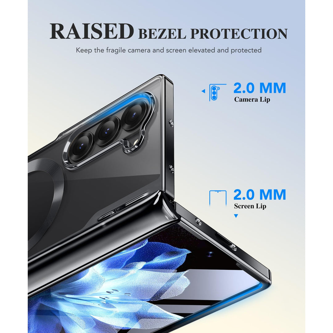 GoldMagnet Case for Z Fold 6 with S Pen & Protector - DOKUTRONIX