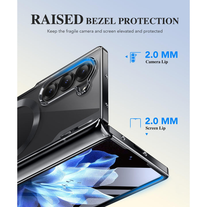 GoldMagnet Case for Z Fold 6 with S Pen & Protector - DOKUTRONIX