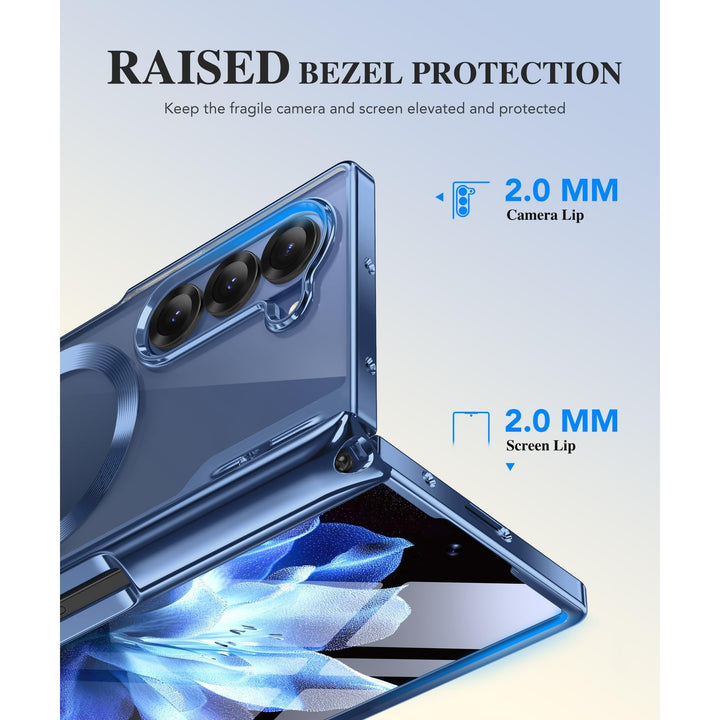 GoldMagnet Case for Z Fold 6 with S Pen & Protector - DOKUTRONIX