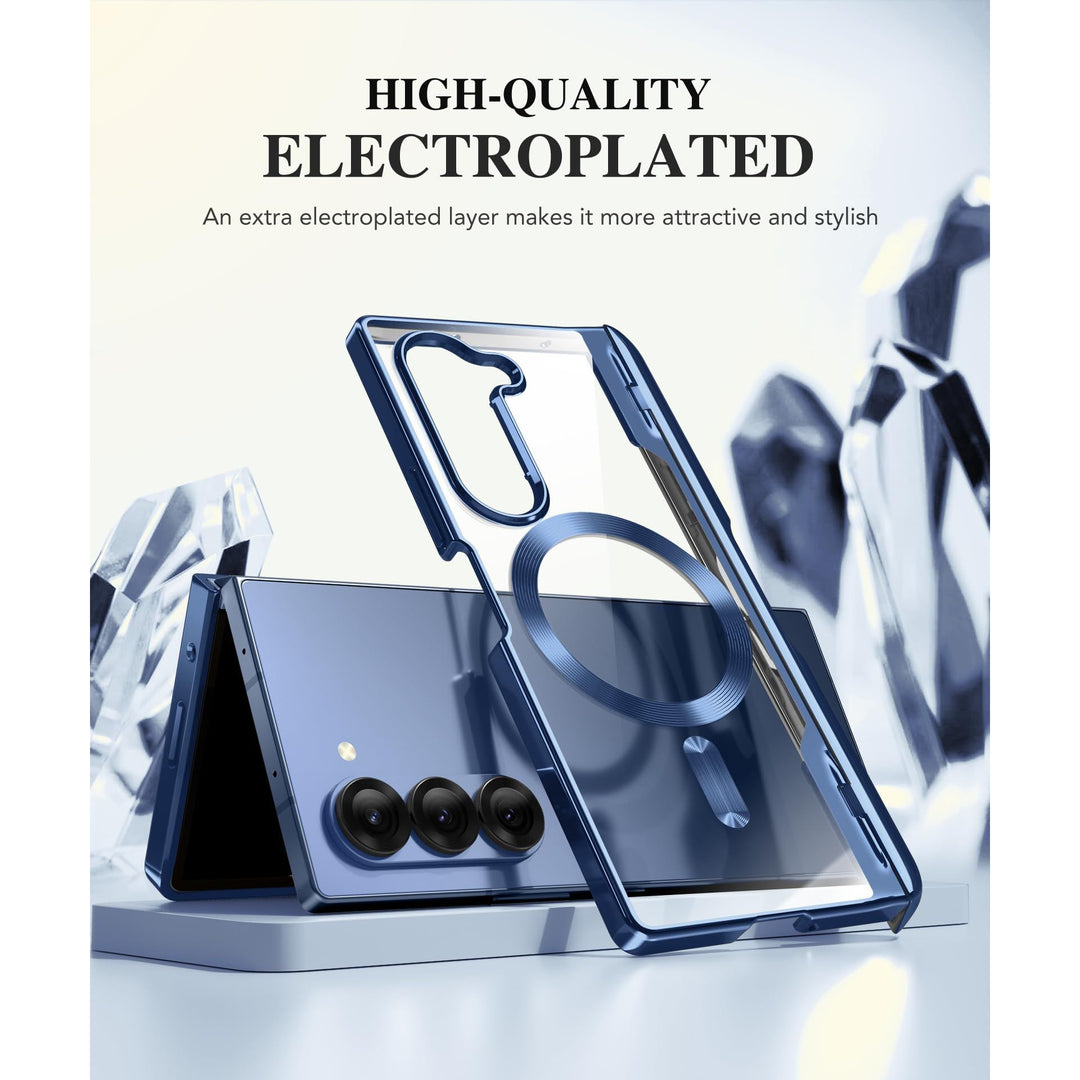 GoldMagnet Case for Z Fold 6 with S Pen & Protector - DOKUTRONIX