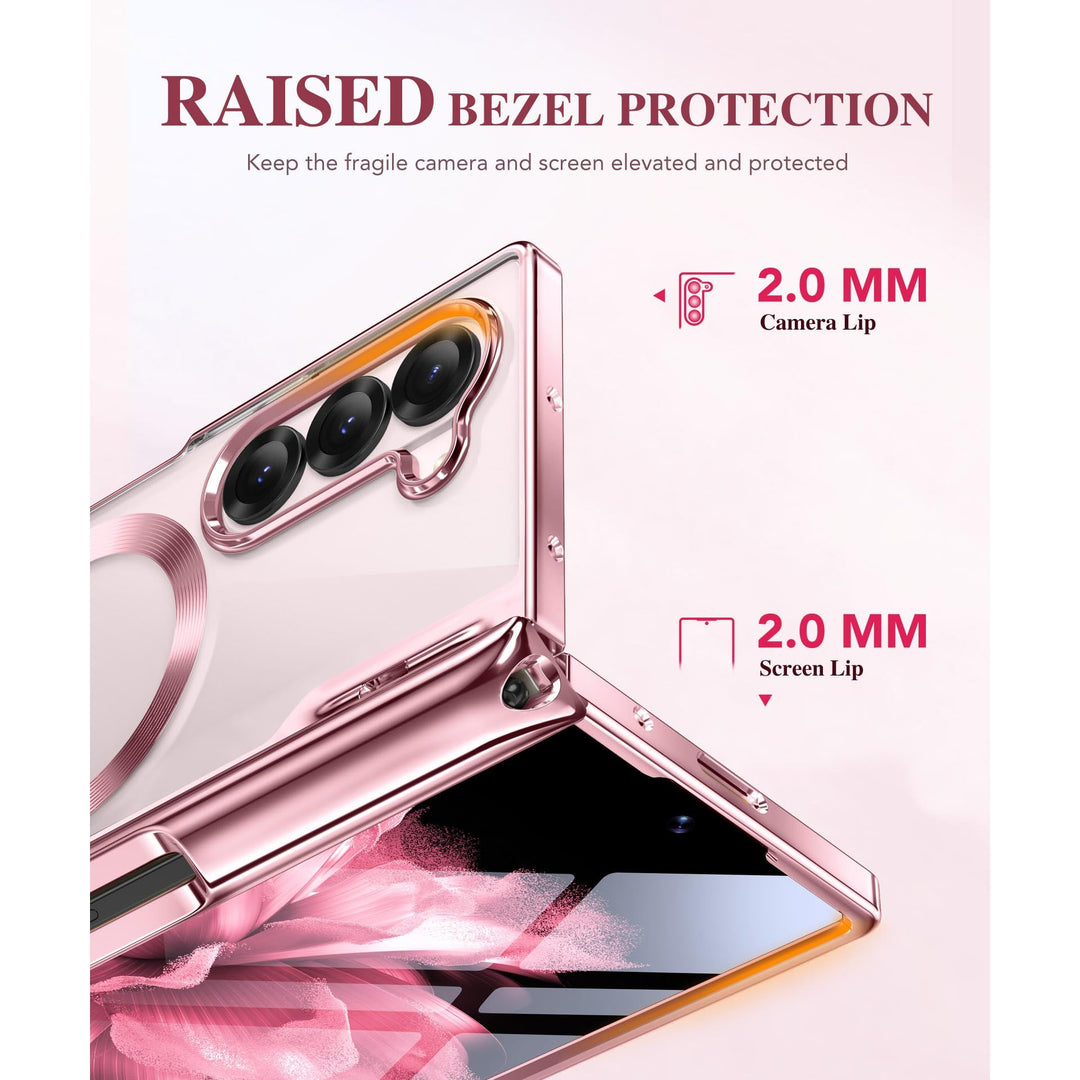 GoldMagnet Case for Z Fold 6 with S Pen & Protector - DOKUTRONIX