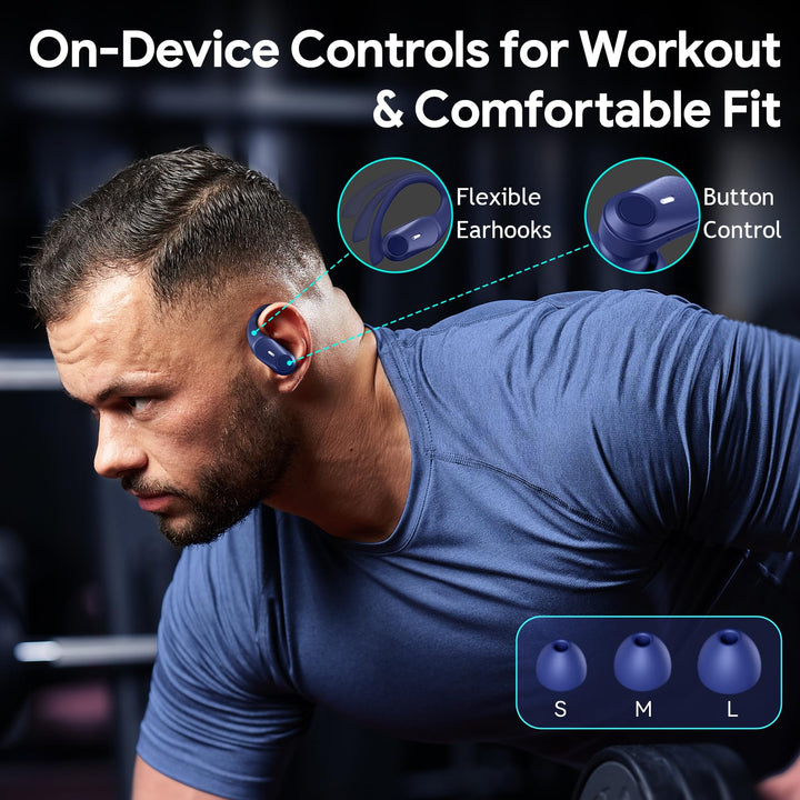 GOLREX ProActive Noise Cancelling Earbuds 80H Charge - DOKUTRONIX
