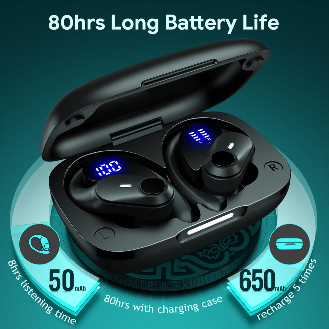 GOLREX ProActive Noise Cancelling Earbuds 80H Charge - DOKUTRONIX