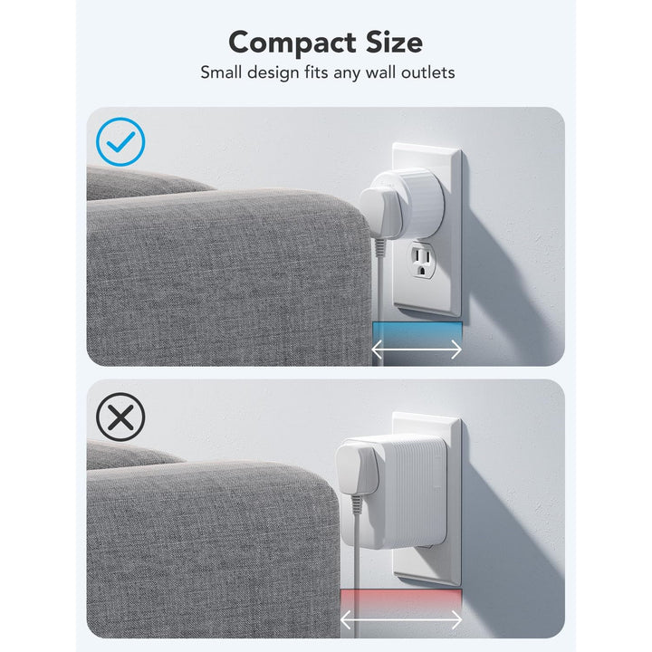 Govee Smart Plug, WiFi Plugs Work with Alexa & Google Assistant, Smart Outlet with Timer & Group Controller, WiFi Outlet for Home, No Hub Required, ETL & FCC Certified, 2.4G WiFi Only, 4 Pack - DOKUTRONIX