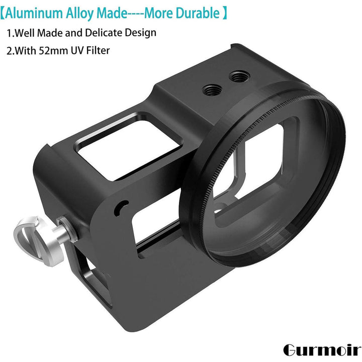 Gurmoir GoPro Alloy Frame Case for Hero 7/6/5/2018 - DOKUTRONIX