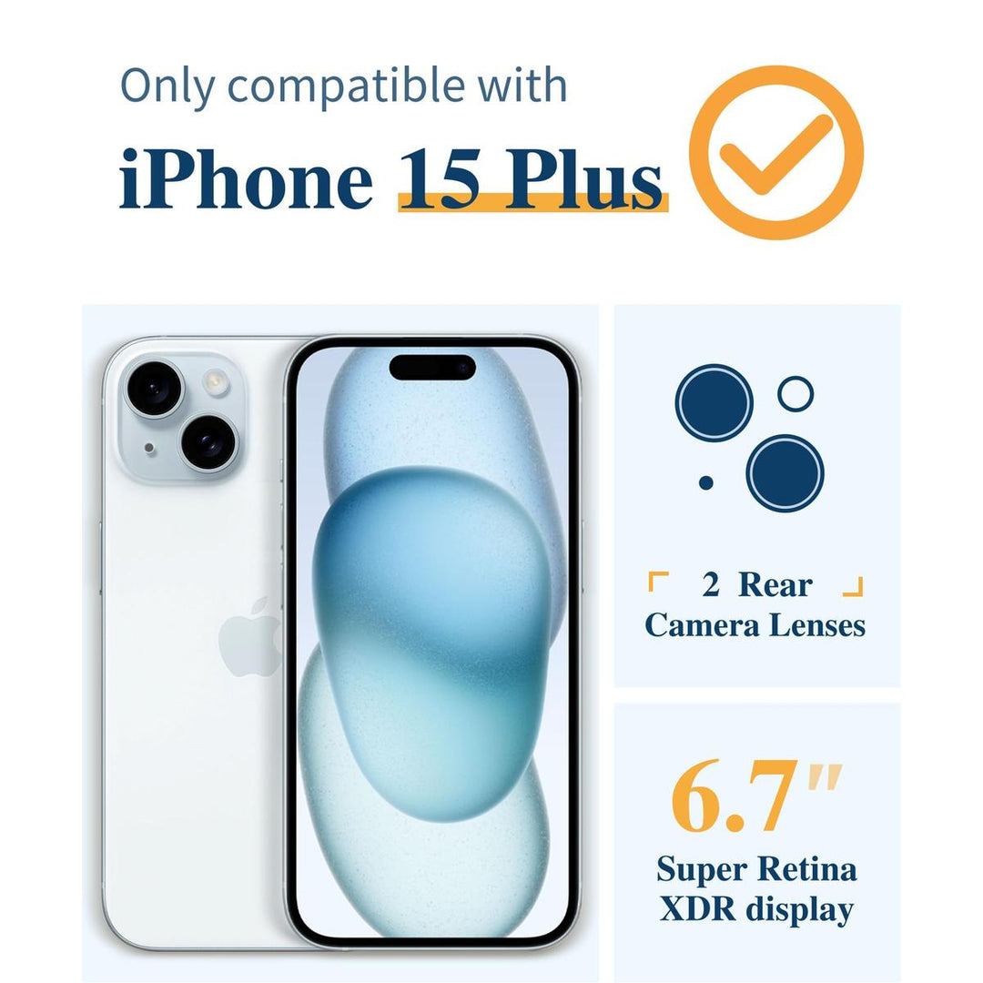 Floratopia Slim 3-in-1 iPhone 15 Plus Case - DOKUTRONIX