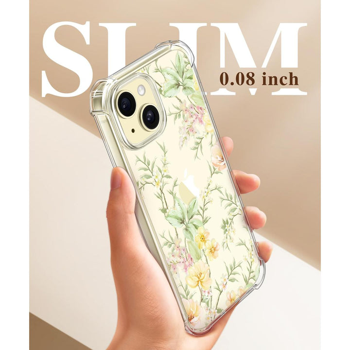 Floratopia Slim 3-in-1 iPhone 15 Plus Case - DOKUTRONIX