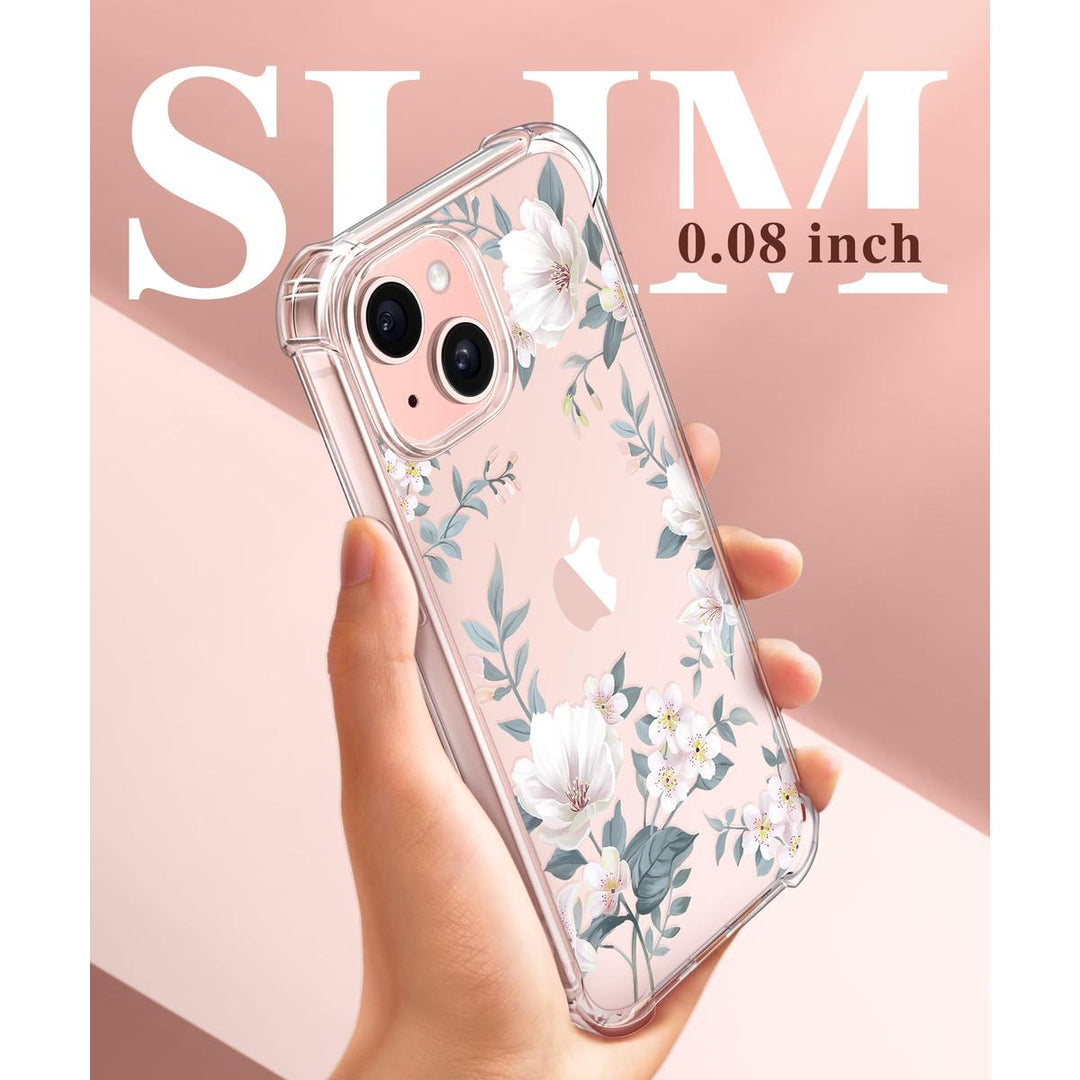 Floratopia Slim 3-in-1 iPhone 15 Plus Case - DOKUTRONIX