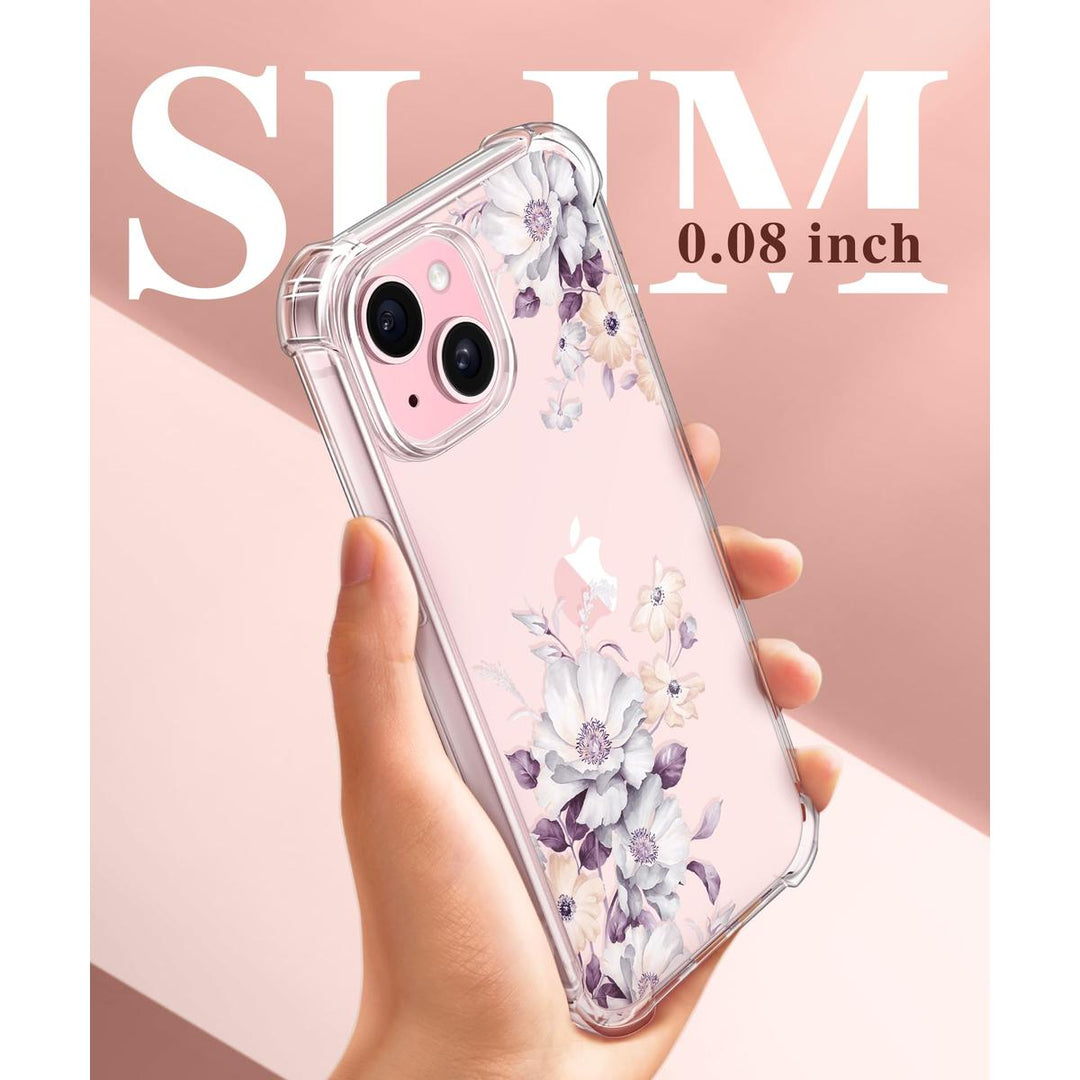 Floratopia Slim 3-in-1 iPhone 15 Plus Case - DOKUTRONIX