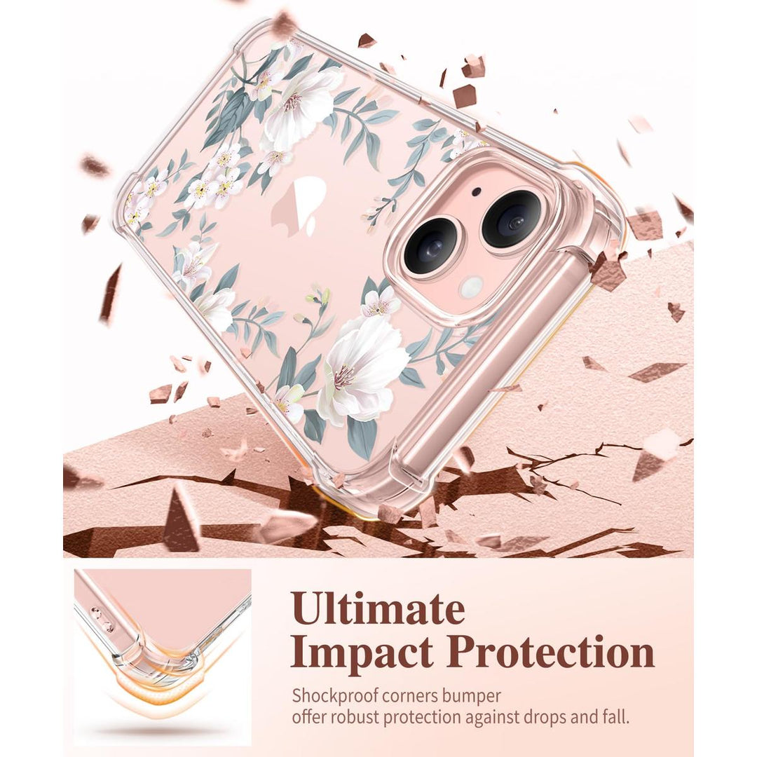 Floratopia Slim 3-in-1 iPhone 15 Plus Case - DOKUTRONIX