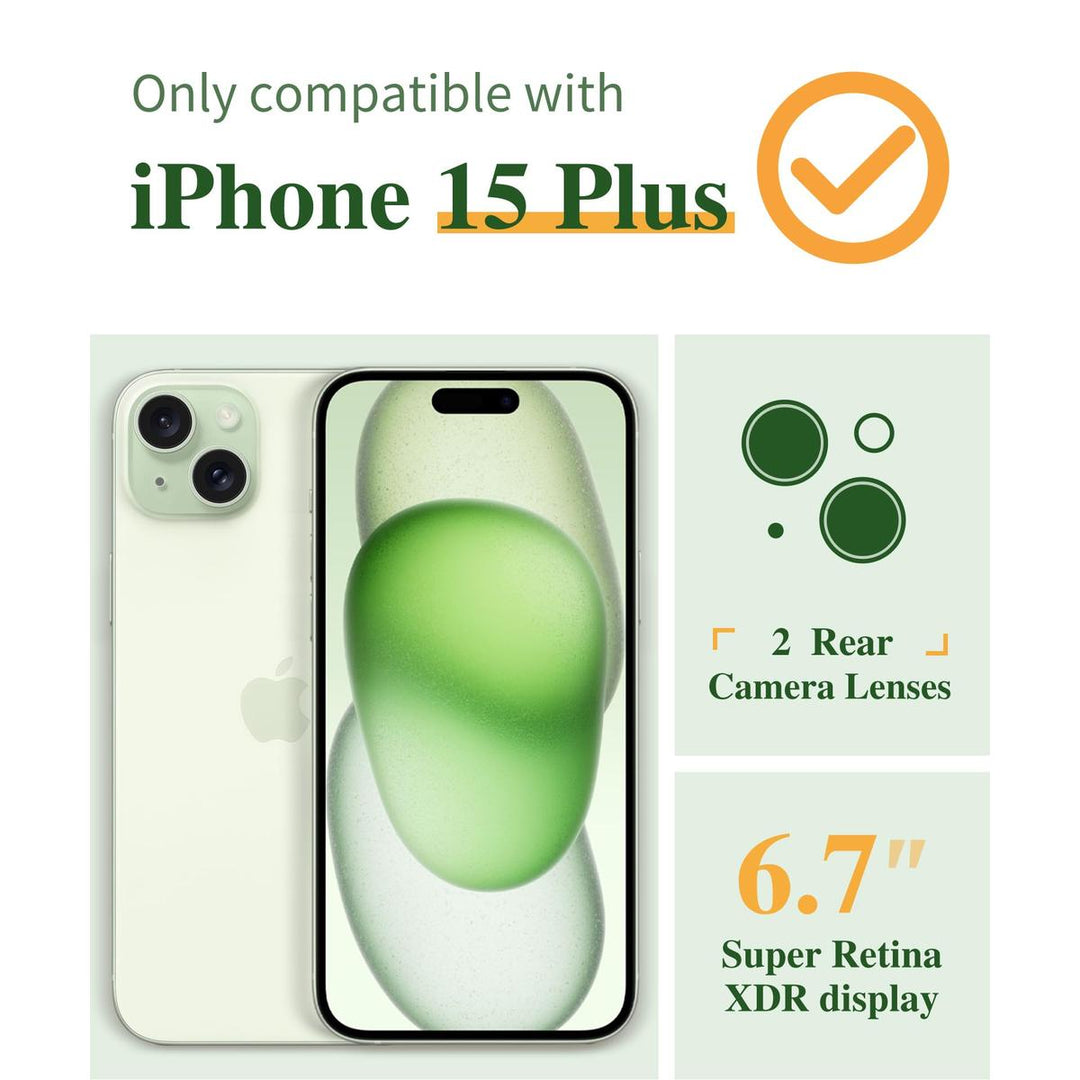 Floratopia Slim 3-in-1 iPhone 15 Plus Case - DOKUTRONIX