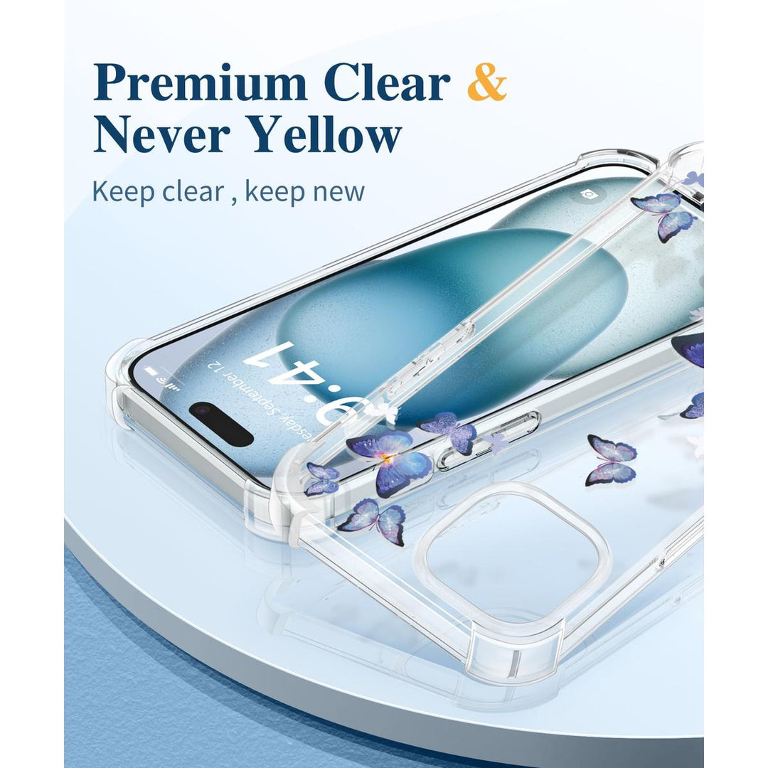 Floratopia Slim 3-in-1 iPhone 15 Plus Case - DOKUTRONIX