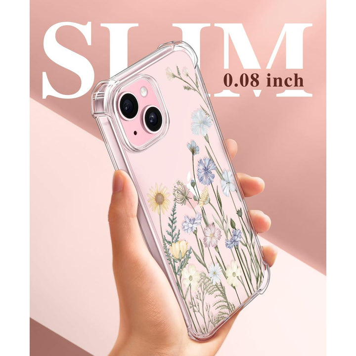 Floratopia Slim 3-in-1 iPhone 15 Plus Case - DOKUTRONIX