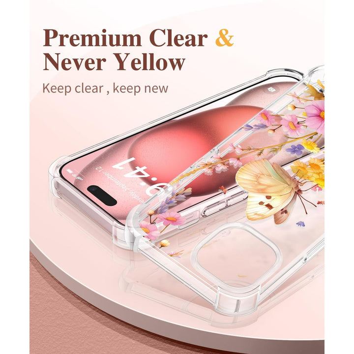 Floratopia Slim 3-in-1 iPhone 15 Plus Case - DOKUTRONIX
