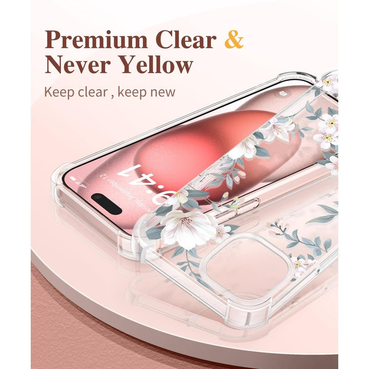 Floratopia Slim 3-in-1 iPhone 15 Plus Case - DOKUTRONIX