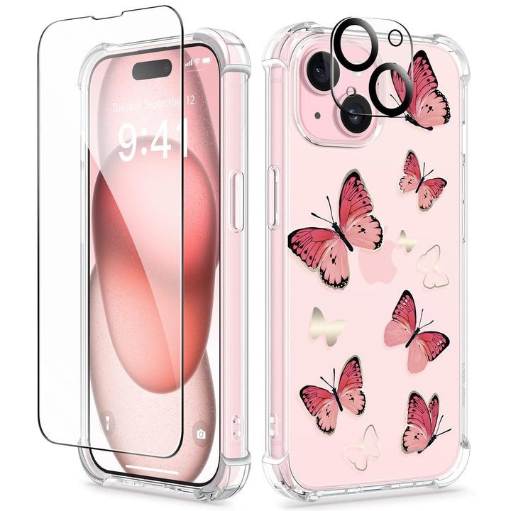 Floratopia Slim 3-in-1 iPhone 15 Plus Case - DOKUTRONIX