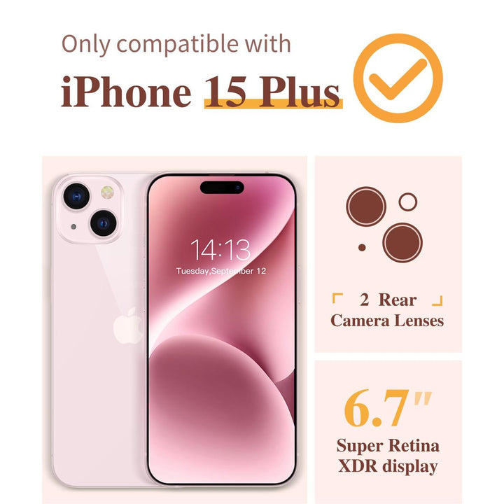 Floratopia Slim 3-in-1 iPhone 15 Plus Case - DOKUTRONIX