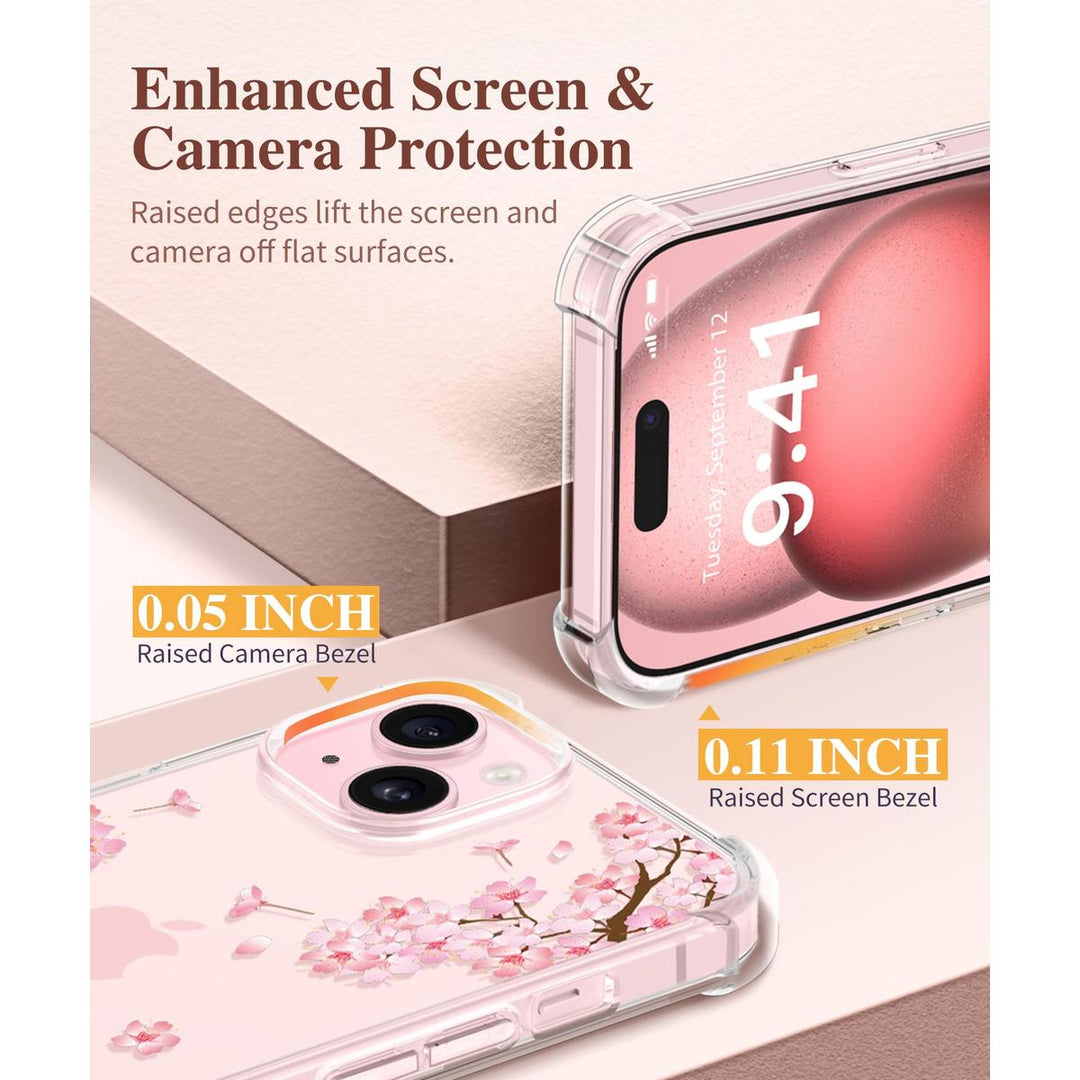 Floratopia Slim 3-in-1 iPhone 15 Plus Case - DOKUTRONIX