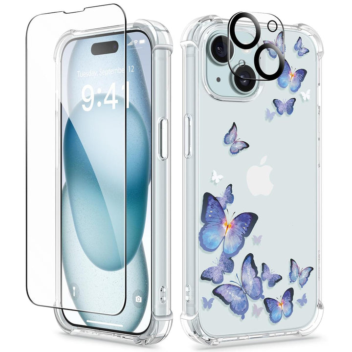 Floratopia Slim 3-in-1 iPhone 15 Plus Case - DOKUTRONIX