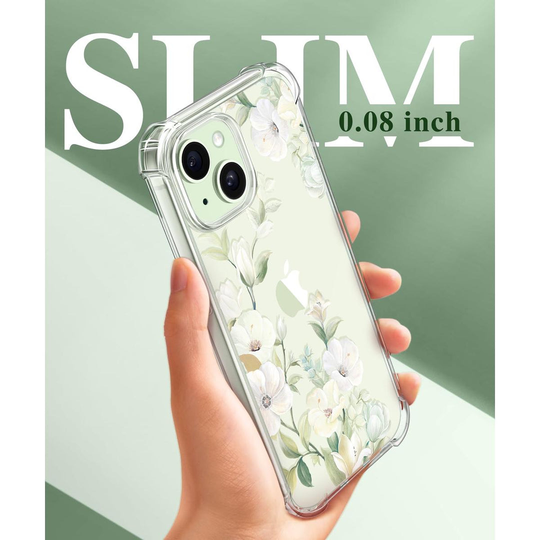 Floratopia Slim 3-in-1 iPhone 15 Plus Case - DOKUTRONIX