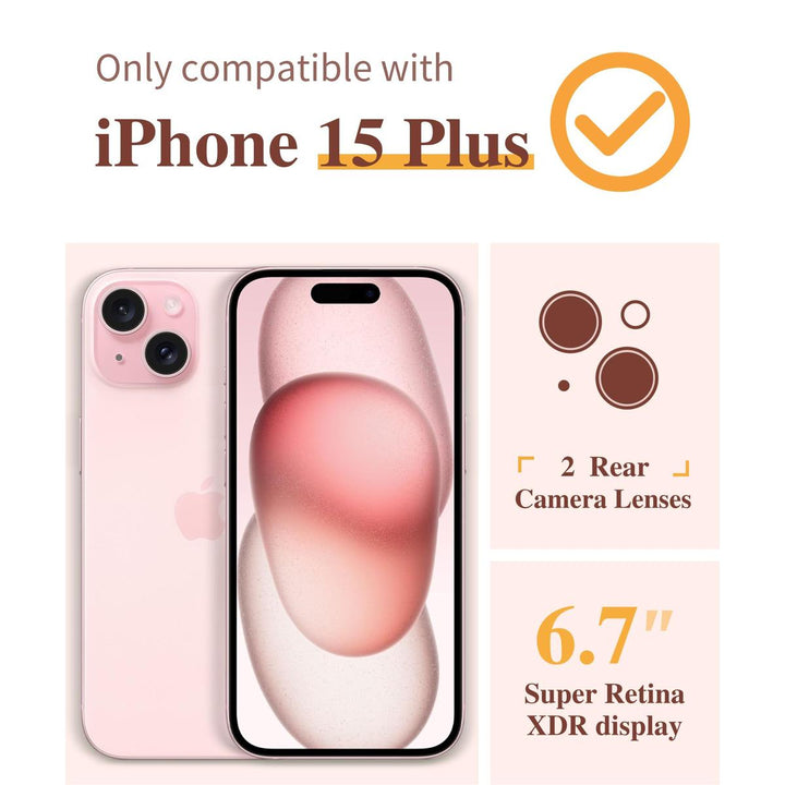 Floratopia Slim 3-in-1 iPhone 15 Plus Case - DOKUTRONIX