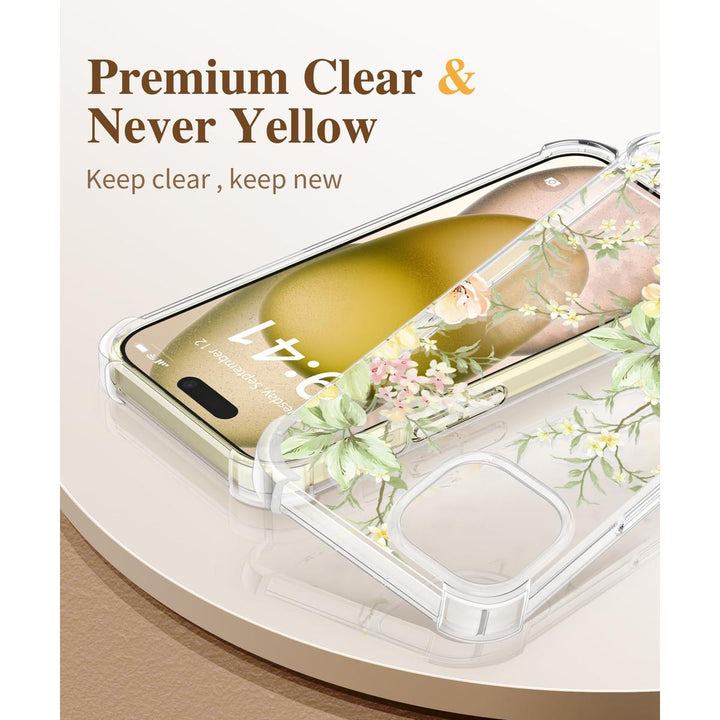 Floratopia Slim 3-in-1 iPhone 15 Plus Case - DOKUTRONIX