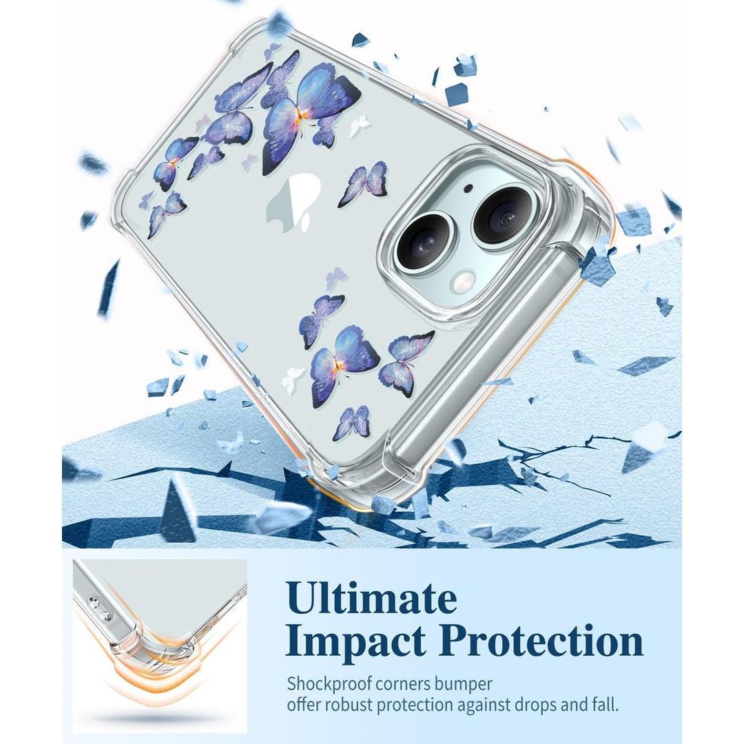 Floratopia Slim 3-in-1 iPhone 15 Plus Case - DOKUTRONIX