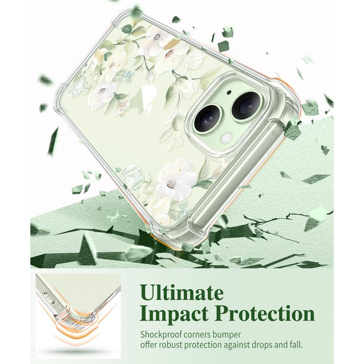 Floratopia Slim 3-in-1 iPhone 15 Plus Case - DOKUTRONIX