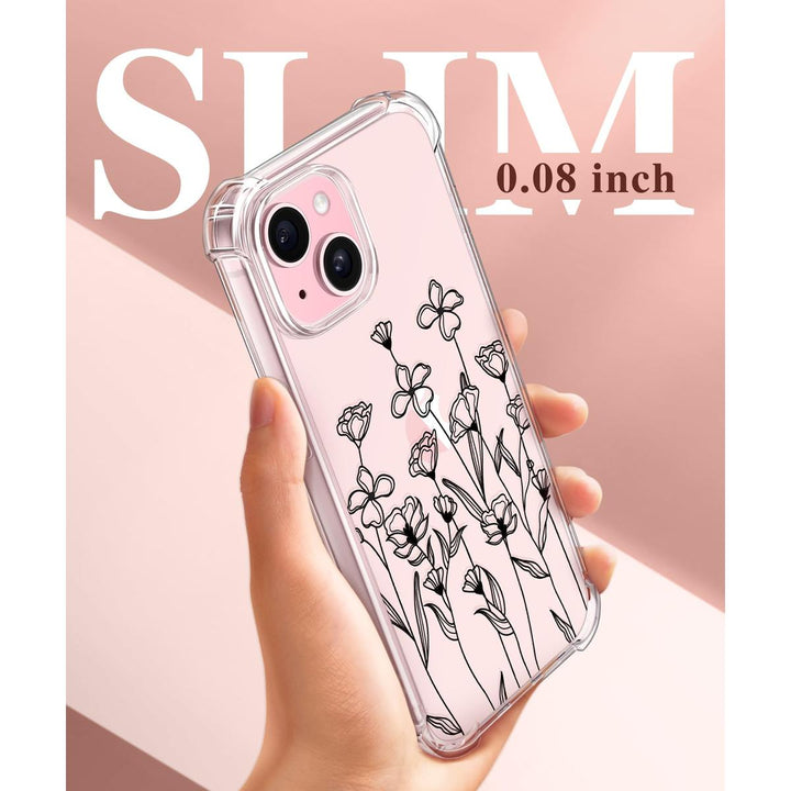 Floratopia Slim 3-in-1 iPhone 15 Plus Case - DOKUTRONIX
