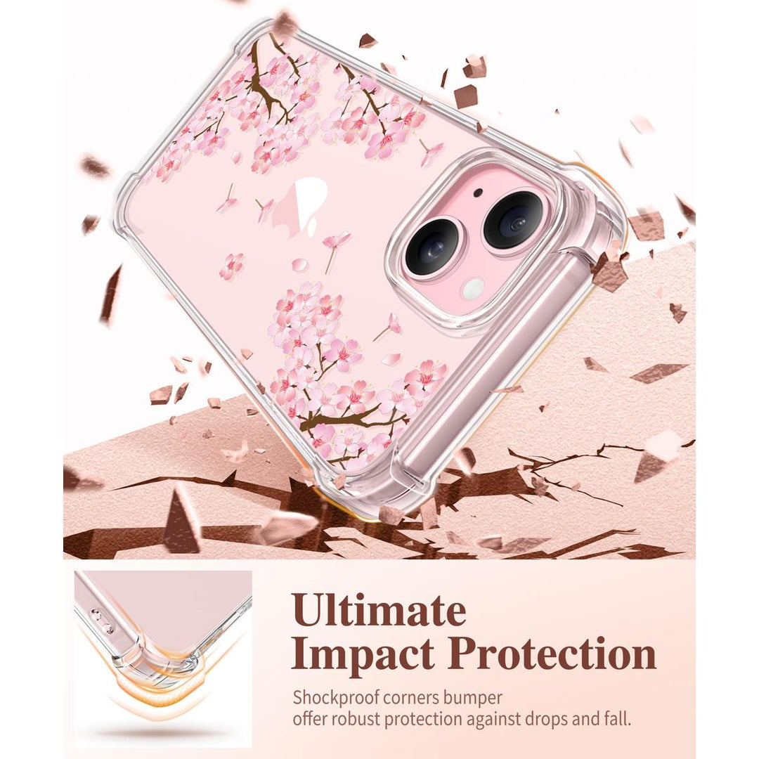 Floratopia Slim 3-in-1 iPhone 15 Plus Case - DOKUTRONIX